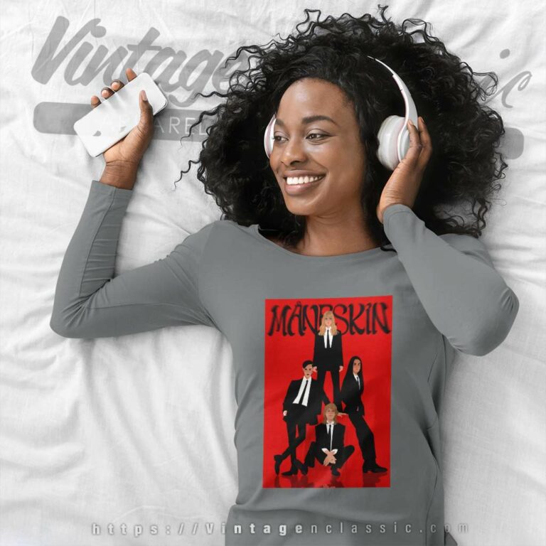 Maneskin Rock Band Poster Shirt Long Sleeve Tee Maneskin Rock Band Poster Shirt Long Sleeve Tee