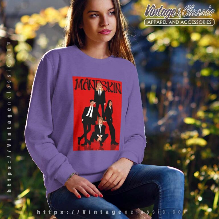 Maneskin Rock Band Poster Shirt Sweatshirt Maneskin Rock Band Poster Shirt Sweatshirt