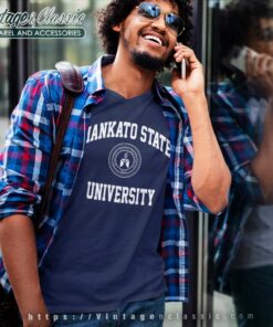 Mankato State University V Neck TShirt