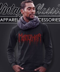 Manowar Blood Logo Long Sleeve Tee