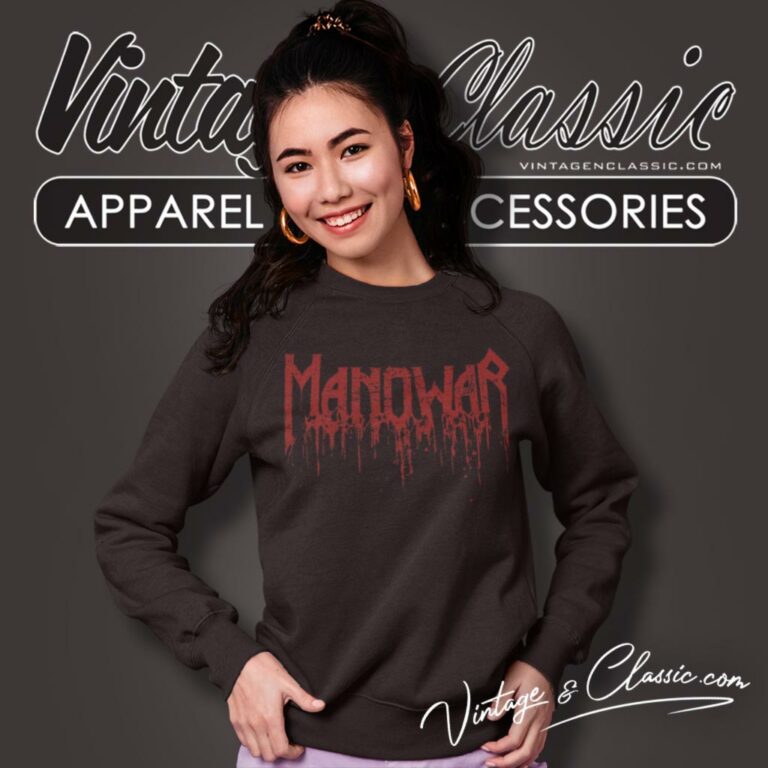 Manowar Blood Logo Sweatshirt Manowar Blood Logo Sweatshirt