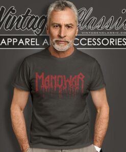 Manowar Blood Logo T Shirt