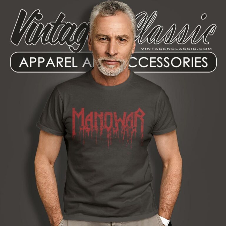 Manowar Blood Logo T Shirt Manowar Blood Logo T Shirt
