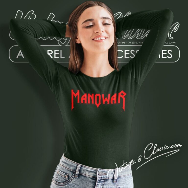 Manowar Flag Long Sleeve Tee Manowar Flag Long Sleeve Tee