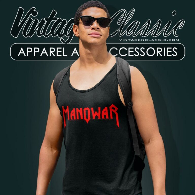 Manowar Flag Tank Top Racerback Manowar Flag Tank Top Racerback