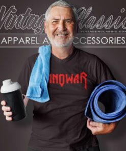 Manowar Flag V Neck TShirt