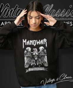 Manowar Shield Vintage Sweatshirt