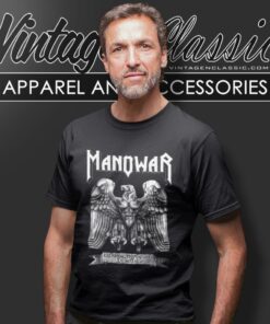 Manowar Shield Vintage T Shirt