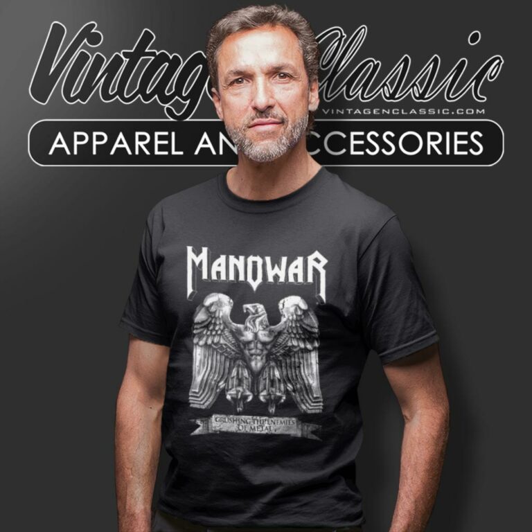 Manowar Shield Vintage T Shirt Manowar Shield Vintage T Shirt