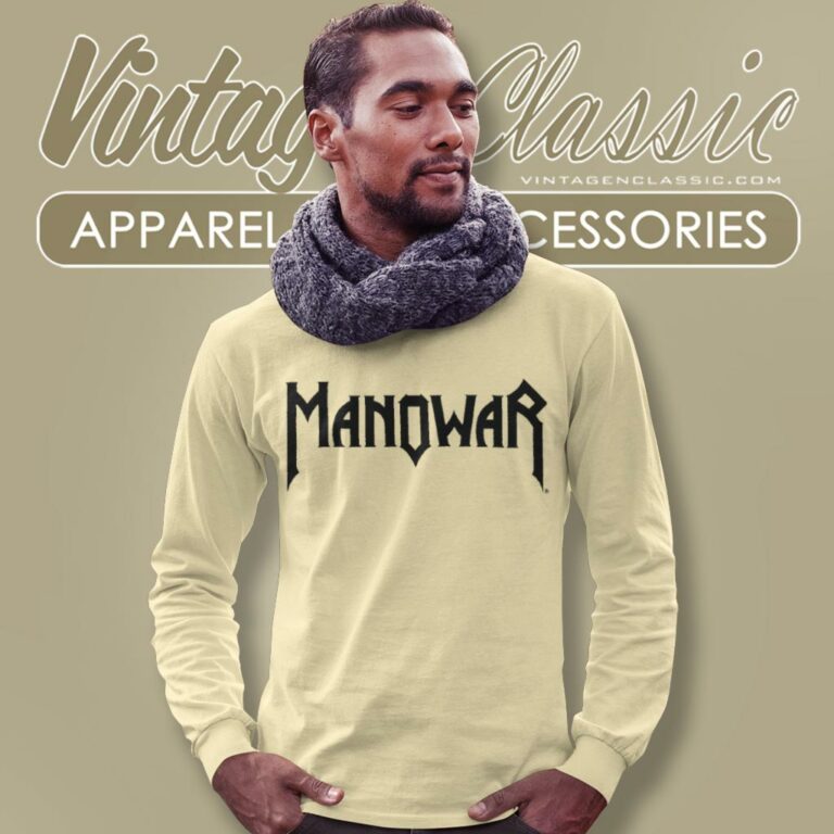 Manowar Shirt Born To Rock Long Sleeve Tee Manowar Shirt Born To Rock Long Sleeve Tee
