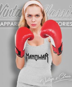 Manowar Shirt Born With A Heart Of Steel Tank Top Racerback