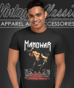 Manowar Shirt Crushing The Enemies Of Metal T Shirt