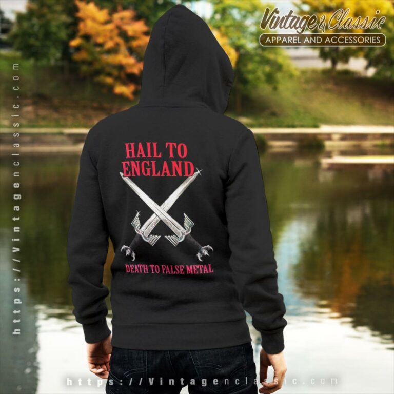 Manowar Shirt Hail To England Backside Hoodie Manowar Shirt Hail To England Backside Hoodie