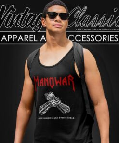 Manowar Shirt Laut Und Hart Stark Und Schnell Tank Top Racerback