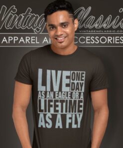 Manowar Shirt Live One Day As An Eagle T Shirt