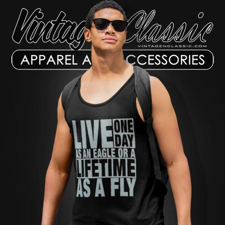 Manowar Shirt Live One Day As An Eagle Tank Top Racerback Manowar Shirt Live One Day As An Eagle Tank Top Racerback