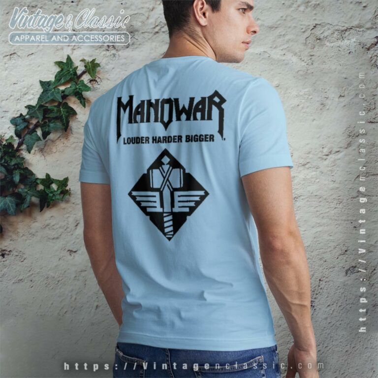 Manowar Shirt Sign Of The Hammer Backside T Shirt Manowar Shirt Sign Of The Hammer Backside T Shirt