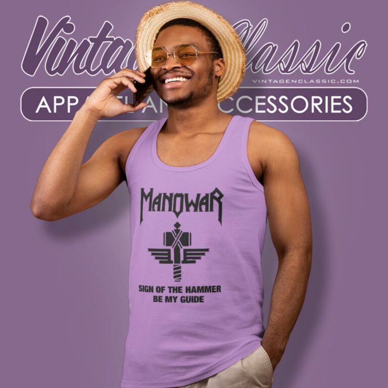 Manowar Shirt Sign Of The Hammer Tank Top Racerback Manowar Shirt Sign Of The Hammer Tank Top Racerback