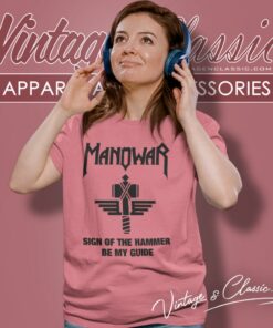 Manowar Shirt Sign Of The Hammer Women T Shirt