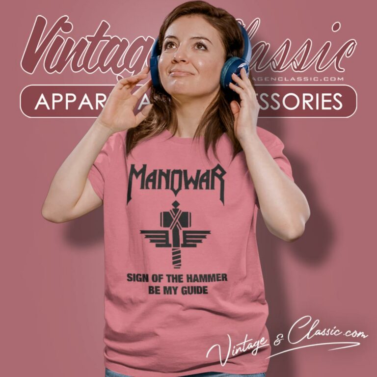 Manowar Shirt Sign Of The Hammer Women T Shirt Manowar Shirt Sign Of The Hammer Women T Shirt