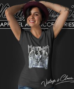 Manowar Shirt The Time To Strike Is Now V Neck TShirt