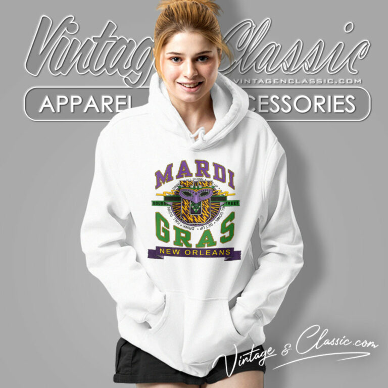 Mardi Gras Bourbon Street Shirt Hoodie Mardi Gras Bourbon Street Shirt Hoodie