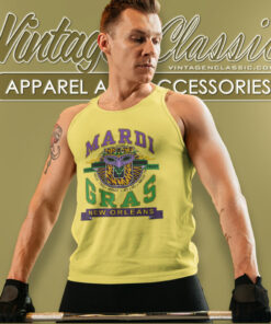 Mardi Gras Bourbon Street Shirt Tank Top Racerback