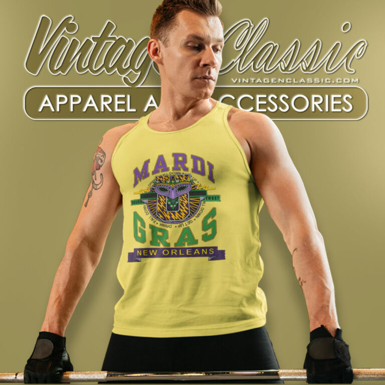 Mardi Gras Bourbon Street Shirt Tank Top Racerback Mardi Gras Bourbon Street Shirt Tank Top Racerback