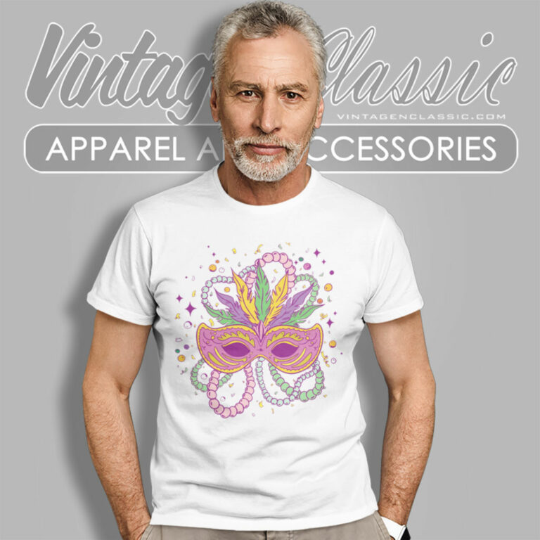 Mardi Gras Feather Mask T Shirt Mardi Gras Feather Mask T Shirt