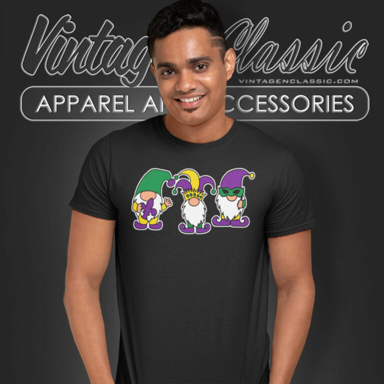 Mardi Gras Gnomes Trio T Shirt Mardi Gras Gnomes Trio T Shirt