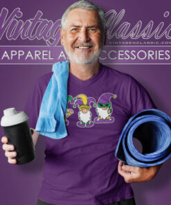 Mardi Gras Gnomes Trio V Neck TShirt