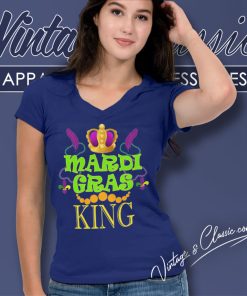 Mardi Gras King Crown Festival Carnivals V Neck TShirt