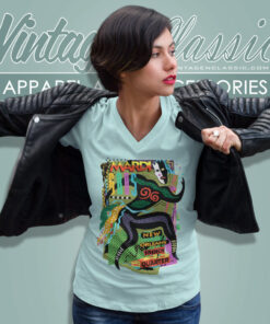 Mardi Gras New Orleans French Quarter V Neck TShirt