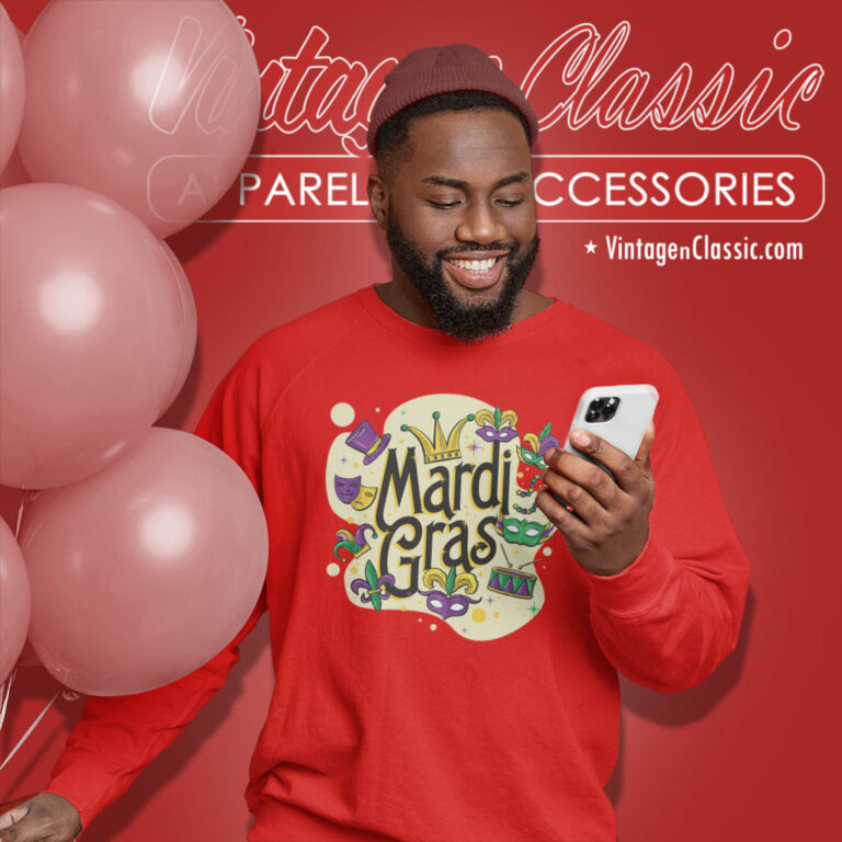Mardi Gras Party Sweatshirt Mardi Gras Party Sweatshirt