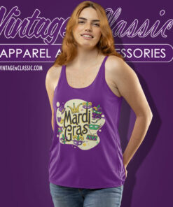 Mardi Gras Party Tank Top Racerback