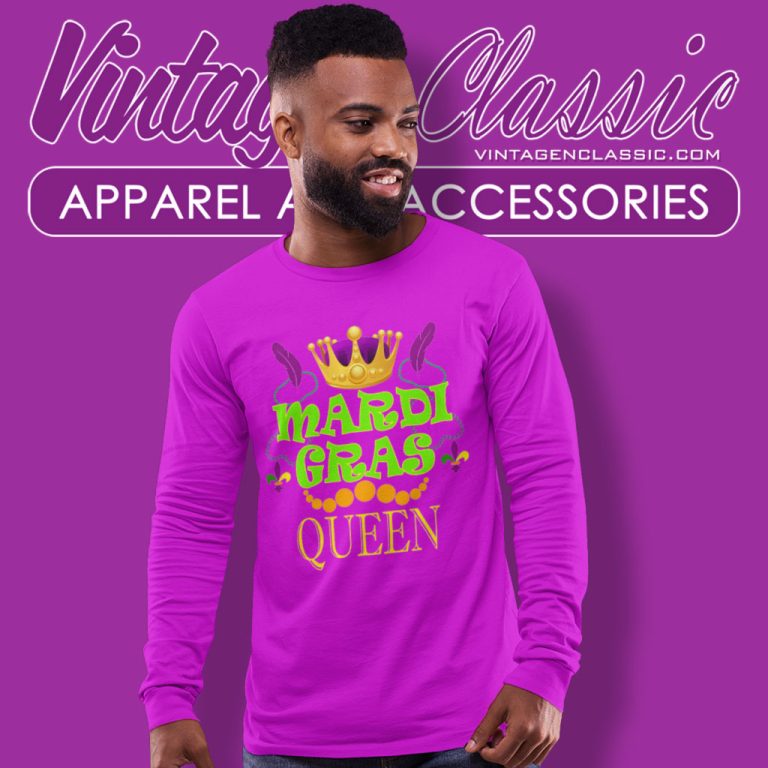 Mardi Gras Queen Crown Festival Carnivals Long Sleeve Tee Mardi Gras Queen Crown Festival Carnivals Long Sleeve Tee