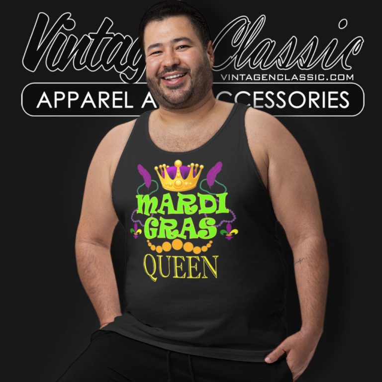 Mardi Gras Queen Crown Festival Carnivals Tank Top Racerback Mardi Gras Queen Crown Festival Carnivals Tank Top Racerback