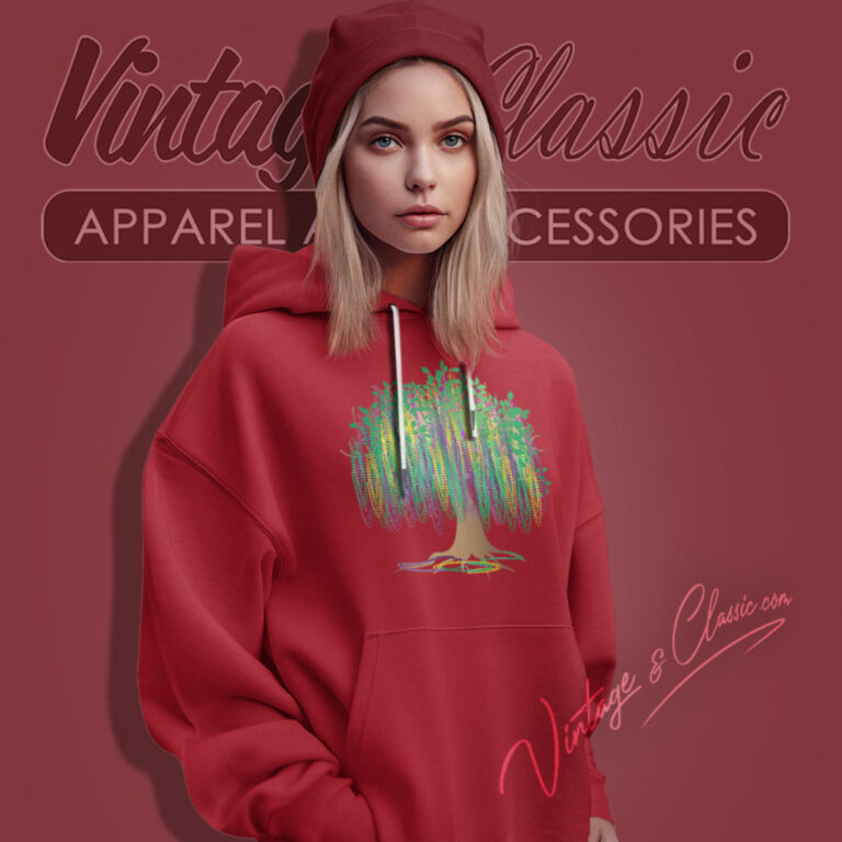 Mardi Gras Shirt Bead Tree Graphic Hoodie Mardi Gras Shirt Bead Tree Graphic Hoodie