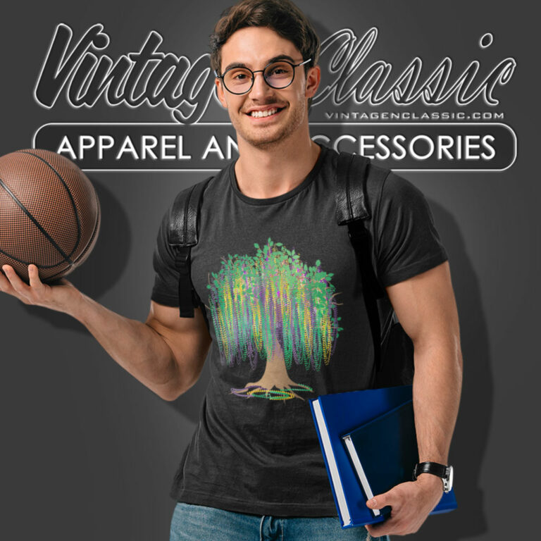 Mardi Gras Shirt Bead Tree Graphic T Shirt Mardi Gras Shirt Bead Tree Graphic T Shirt