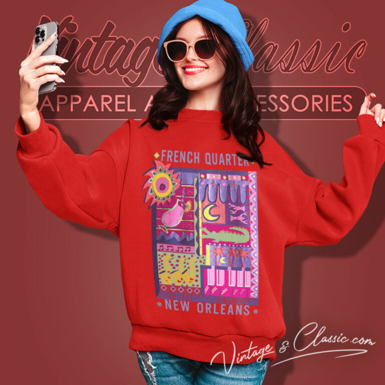 Mardi Gras Shirt French Quarter New Orleans Sweatshirt Mardi Gras Shirt French Quarter New Orleans Sweatshirt