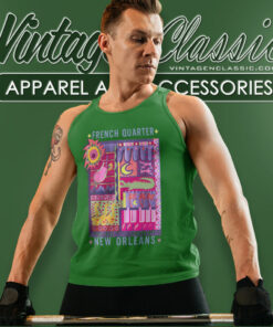 Mardi Gras Shirt French Quarter New Orleans Tank Top Racerback