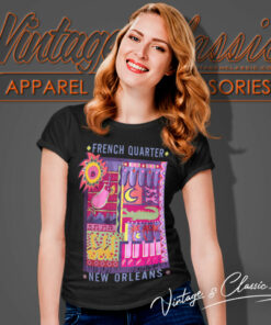 Mardi Gras Shirt French Quarter New Orleans Women T Shirt