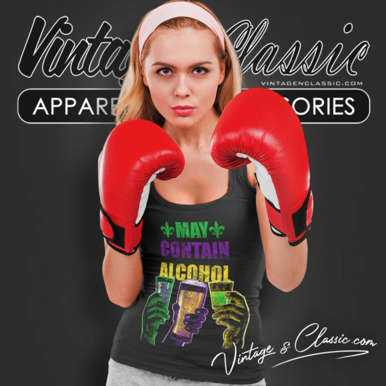 Mardi Gras Shirt May Contain Alcohol Tank Top Racerback Mardi Gras Shirt May Contain Alcohol Tank Top Racerback