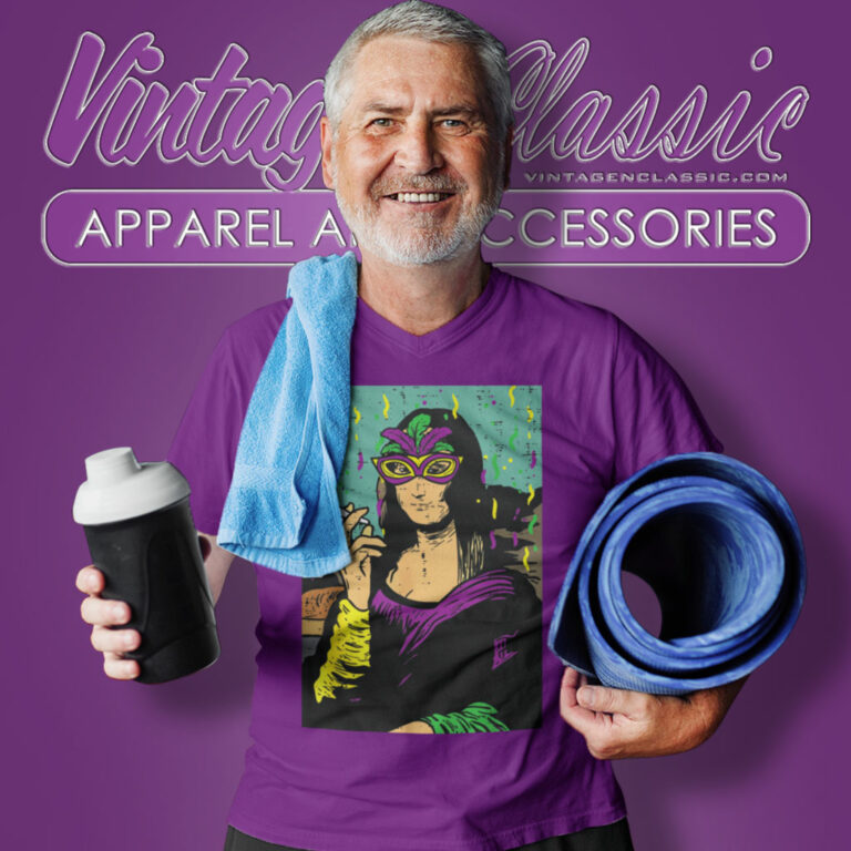 Mardi Gras Shirt Mona Lisa Smoking V Neck TShirt Mardi Gras Shirt Mona Lisa Smoking V Neck TShirt