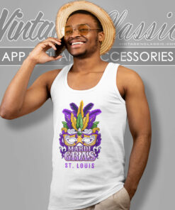 Mardi Gras Shirt Parade St Louis Missouri Tank Top Racerback