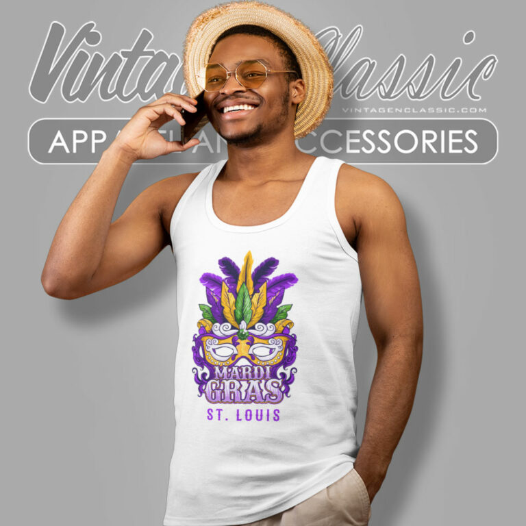 Mardi Gras Shirt Parade St Louis Missouri Tank Top Racerback Mardi Gras Shirt Parade St Louis Missouri Tank Top Racerback