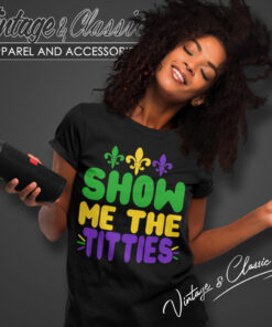 Mardi Gras Shirt Show Me The Titties Women T Shirt