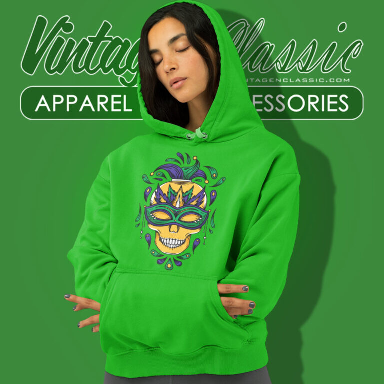 Mardi Gras Skull Mask Hoodie Mardi Gras Skull Mask Hoodie