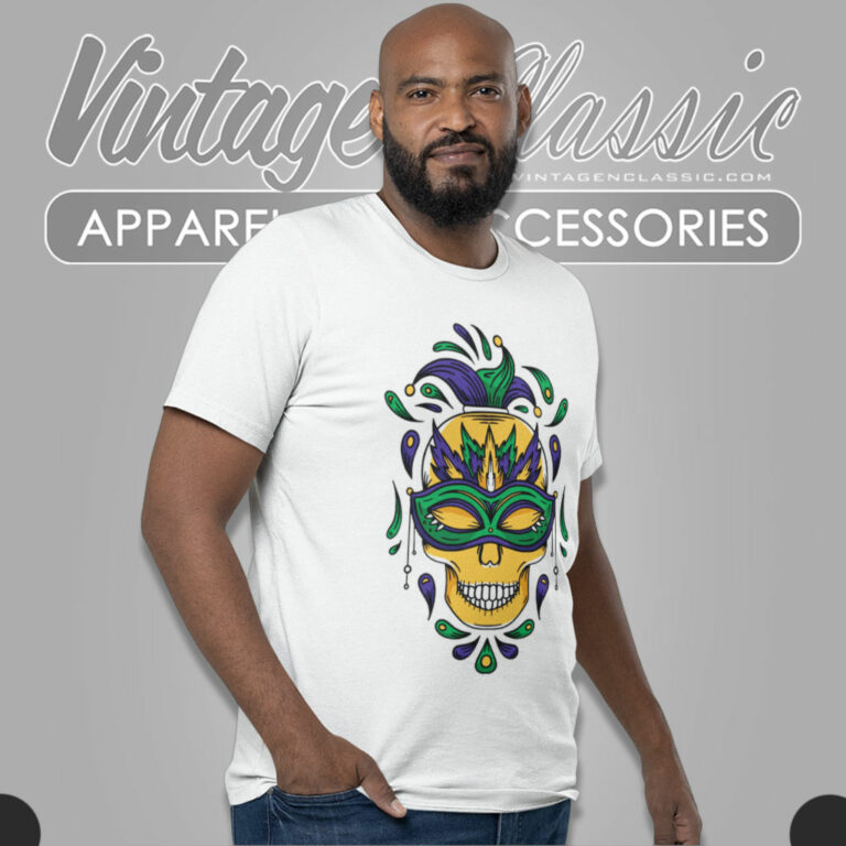 Mardi Gras Skull Mask T Shirt Mardi Gras Skull Mask T Shirt