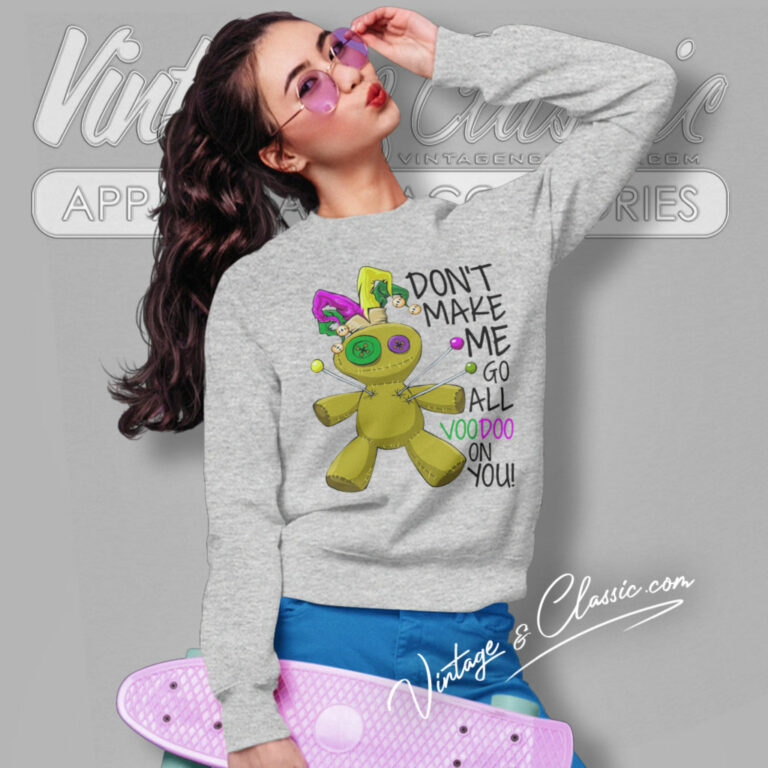 Mardi Gras Voodoo Doll Sweatshirt Mardi Gras Voodoo Doll Sweatshirt